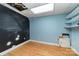 A room with unfinished walls and floors, offering potential for renovation and customization at 154 Seven Oaks Ln, Statesville, NC 28677