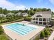 Enjoy the community pool and clubhouse, perfect for recreation and relaxation in a beautiful setting at 17513 Julees Walk Ln, Davidson, NC 28036