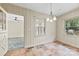Bright dining area with adjacent access to other rooms in home at 2410 Armstrong Park Dr, Gastonia, NC 28054
