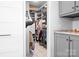 Spacious walk-in closet with custom shelving and ample storage space at 317 Marietta Rd, Mooresville, NC 28117