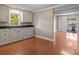 Kitchen featuring classic cabinets and a window overlooking the yard at 319 N Central Ave, Locust, NC 28097