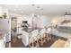 Spacious open kitchen and living room area with hardwood floors and lots of natural light at 3267 Lock Erne Ave, Kannapolis, NC 28081