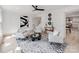 Bright, neutral living room with hardwood floors and three comfortable chairs at 3501 Providence Rd, Charlotte, NC 28211