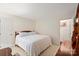Bright bedroom with a comfortable bed, white walls, and neutral carpet at 3604 Braefield Dr, Indian Trail, NC 28079