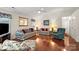 Open living area with plush seating, hardwood floors, and great lighting, creating a warm and inviting space at 3604 Braefield Dr, Indian Trail, NC 28079