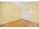 Bedroom featuring hardwood floors, closet space and a ceiling fan at 3951 Jasmine Ln, Denver, NC 28037