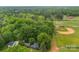 Property is located close to baseball fields, and surrounded by mature trees at 430 Sells Rd, Salisbury, NC 28144