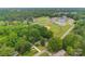 Aerial view showing property location near baseball fields at 430 Sells Rd, Salisbury, NC 28144