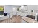 This kitchen features white cabinets, granite countertops, and stainless steel appliances at 430 Sells Rd, Salisbury, NC 28144