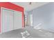 Bright bedroom with closet featuring neutral carpet, and ensuite bathroom at 5022 Saybrook Dr, Harrisburg, NC 28075