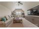 Spacious living room with a TV and gaming area at 5128 Oakhaven Ln, Fort Mill, SC 29708