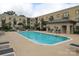 Refreshing pool surrounded by lounge chairs and shade, ideal for relaxation and recreation at 721 Governor Morrison St # 520, Charlotte, NC 28211