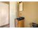 Compact bathroom featuring vanity with storage, perfect for easy mornings at 728 Dedmon Dr, Charlotte, NC 28216