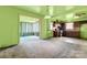 Open-concept living space with a clear view into the adjacent kitchen at 728 Dedmon Dr, Charlotte, NC 28216