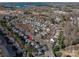 Aerial shot highlighting the property's position within a desirable community at 8532 Westmoreland Lake Dr, Cornelius, NC 28031
