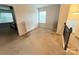 Bedroom featuring neutral carpet, natural light, and staircase at 9340 Grand Valley Dr, Charlotte, NC 28213