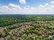Aerial view of a lush neighborhood with mature trees and well-maintained homes at 10205 Alouette Dr, Waxhaw, NC 28173