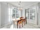 Bright breakfast nook with large windows and natural light at 1301 Cool Mist Ct, Indian Land, SC 29707