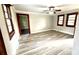 The living room offers lots of space with new flooring, and trim at 16603 Nc Hwy 73 Hwy, Albemarle, NC 28001