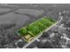 Aerial view of the property showing approximate lot lines and surrounding trees at 2474 Cedar Valley Dr, Conover, NC 28613