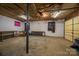 Spacious unfinished basement offers versatile potential for customization and storage at 2474 Cedar Valley Dr, Conover, NC 28613