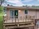 View of deck showing siding door at 2474 Cedar Valley Dr, Conover, NC 28613
