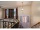 Foyer featuring a stairwell and a light fixture at 2474 Cedar Valley Dr, Conover, NC 28613