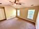 Bedroom featuring neutral walls, carpet, and a ceiling fan at 3032 Mallard Forest Dr, Charlotte, NC 28269