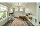 Bright home office with stylish decor, plenty of natural light, and modern furniture at 3205 Berry Creek Rd, Charlotte, NC 28214