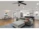Inviting living space flows seamlessly to the dining and kitchen areas at 3538 Denson Pl, Charlotte, NC 28215
