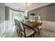 Formal dining room featuring a large table, chandelier, and an abundance of natural light at 4201 Beauvista Dr, Charlotte, NC 28269