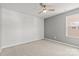Bedroom with neutral carpet, fresh paint, and a ceiling fan at 423 Shallowford Dr, Rock Hill, SC 29732