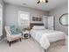 Comfortable bedroom filled with natural light, stylish decor, and a tranquil atmosphere at 5130 Mount Clare Ln, Charlotte, NC 28210