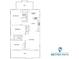 Detailed floorplan showcasing layout with bedrooms, bathrooms, kitchen, living area, and outdoor deck at 514 Rich St, Rock Hill, SC 29730