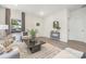 Elegant living room showcases wood floors, white walls, and refined decorative accents at 514 Rich St, Rock Hill, SC 29730
