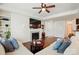 Inviting living room with a fireplace, open layout, and hardwood floors for a cozy, modern feel at 529 N Graham St # 3F, Charlotte, NC 28202