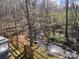 The creek behind the house offers scenic beauty and natural tranquility at 5617 Sugarcane Ct, Mint Hill, NC 28227