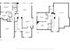 Detailed floor plan showcasing room dimensions and layout for the first and second floors at 5818 Downfield Wood Dr, Charlotte, NC 28269
