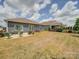 Well-maintained backyard with a patio area, seating, and plenty of space for outdoor activities at 6266 Swanport Rd, Lancaster, SC 29720