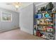 Unfinished basement provides ample storage space and utility hookups at 6301 Cherrycrest Ln, Charlotte, NC 28217