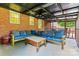Large covered patio perfect for outdoor lounging and entertaining at 6301 Cherrycrest Ln, Charlotte, NC 28217