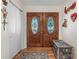 Welcoming foyer with beautiful double doors and stylish decor at 701 5Th Ne Ave, Conover, NC 28613