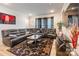 Living room with a sectional sofa, decorative rug, and TV at 8008 Brookbank Dr, Charlotte, NC 28269
