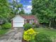 Charming single-story home featuring a well-manicured lawn, brick accents, and a bright red front door at 1021 Stinson Glen Ln, Charlotte, NC 28214