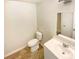 Clean bathroom featuring modern vanity and fixtures at 10701 Copper Field Dr, Pineville, NC 28134