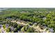 An expansive aerial view of a vibrant community filled with lush green trees and beautifully maintained homes at 1607 Essex Hall Dr, Rock Hill, SC 29730