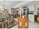 Kitchen with stainless steel refrigerator and a breakfast area that is perfect for dining at 208 Armstrong Dr, Belmont, NC 28012