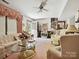 Comfortable living room with a decorative fireplace and bright natural light at 208 Armstrong Dr, Belmont, NC 28012