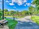 Beautiful park playground with climbing structures, swings, picnic tables, and walking trails at 208 Armstrong Dr, Belmont, NC 28012