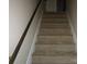 Stairs with carpet and a railing at 214 Idlewood Dr, Kannapolis, NC 28083